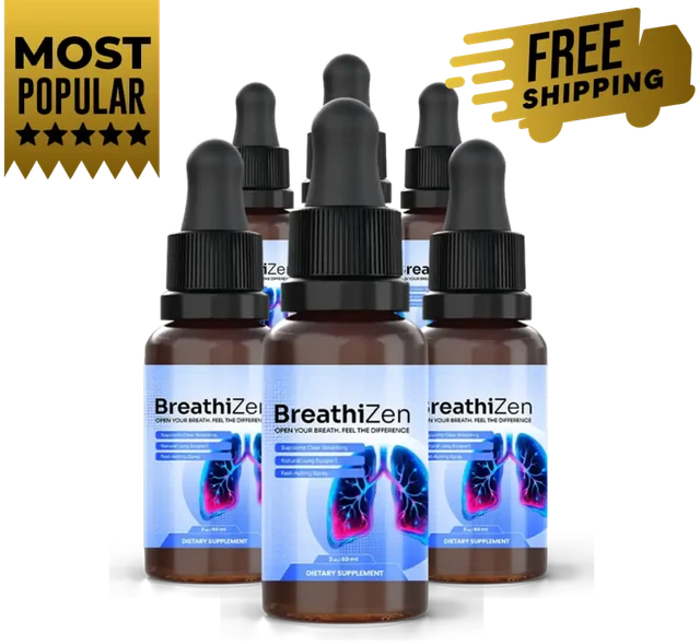 Six bottles of BreathiZen oral spray